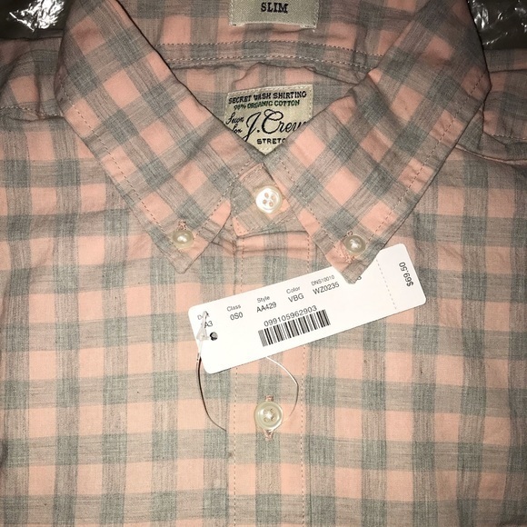 J. Crew Organic Cotton Gingham Shirt - Picture 5 of 7